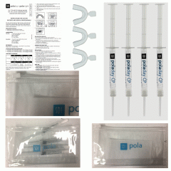 SDI Pola Day 4-syringe 9.5% (1.3g/syringe) - Poladay Whitening material + 3 Boil and Bite Trays + SDI Pola Ziplock